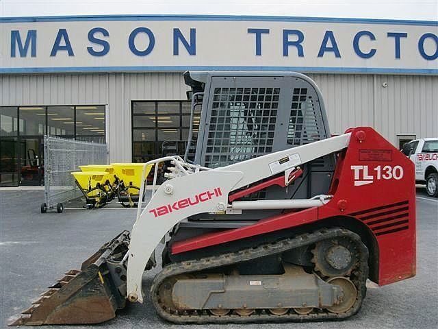 Takeuchi TL 130 — Мини-погрузчик гусеничный. Грузоподъёмность: 1,3 т (ТОО АЛУА, Алматы)
